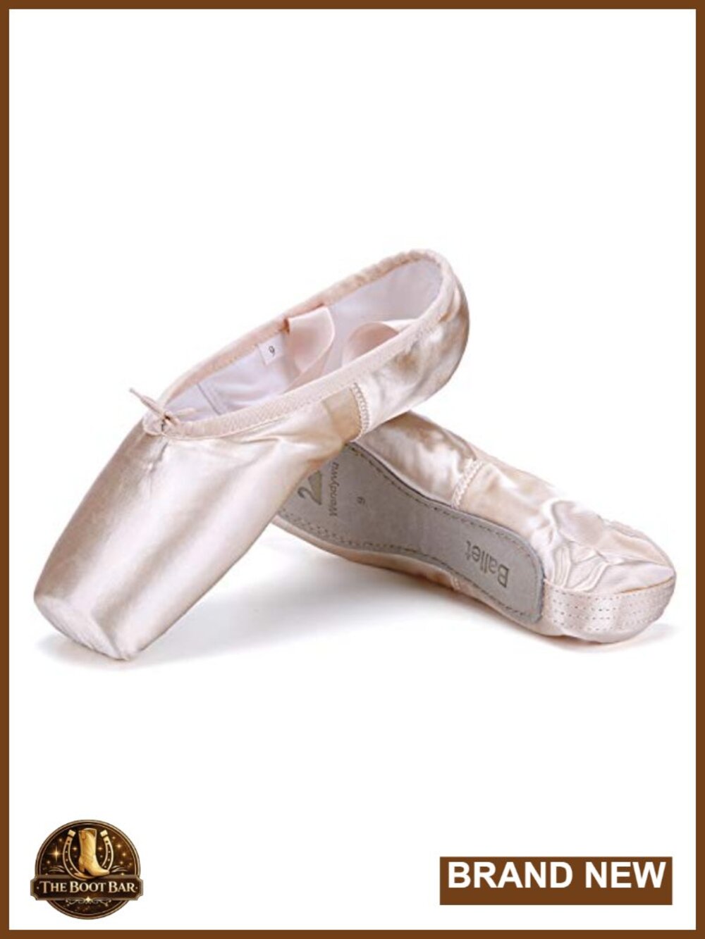 Professional Ballet Pointe Shoes PU Soled with Toe Pads